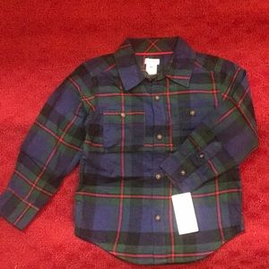 Carter’s branded Plaid button down shirt